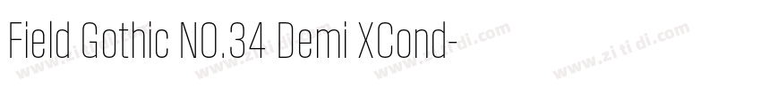 Field Gothic NO.34 Demi XCond字体转换 Field Gothic NO.34 Demi XCond字体转换